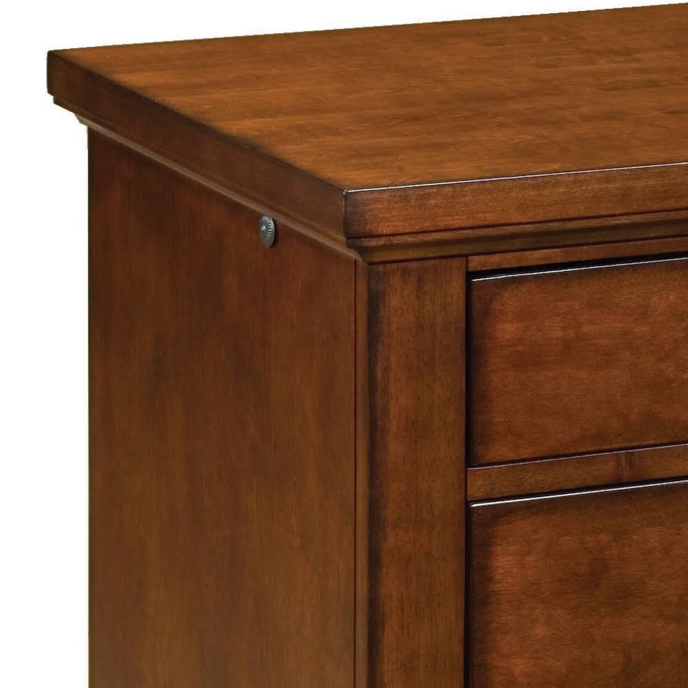 Brown Cherry Nightstand D8196