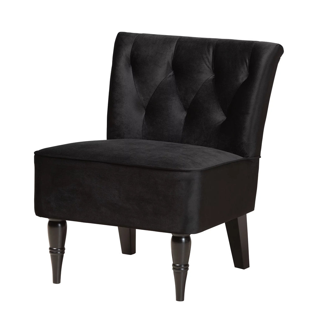 Black Slipper Chair F8530