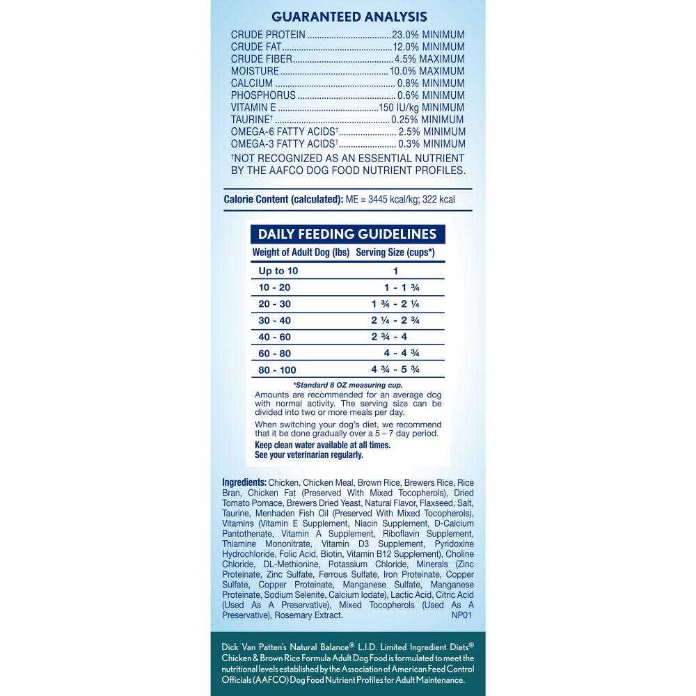Limited Ingredient Dog Food E22139