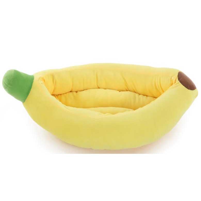 Banana Shape Washable Dog Bed with Removable Cushion M174