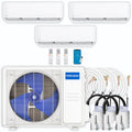 42,000 BTU 3 Zone Ductless Mini Split Air Conditioner and Heat Pump J37269