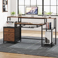 63 inches Computer Desk with 3 Drawers L43121