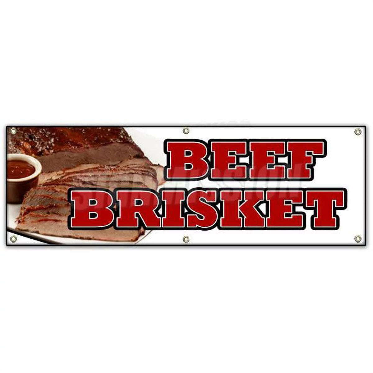 Beef Brisket Banner Sign Q932