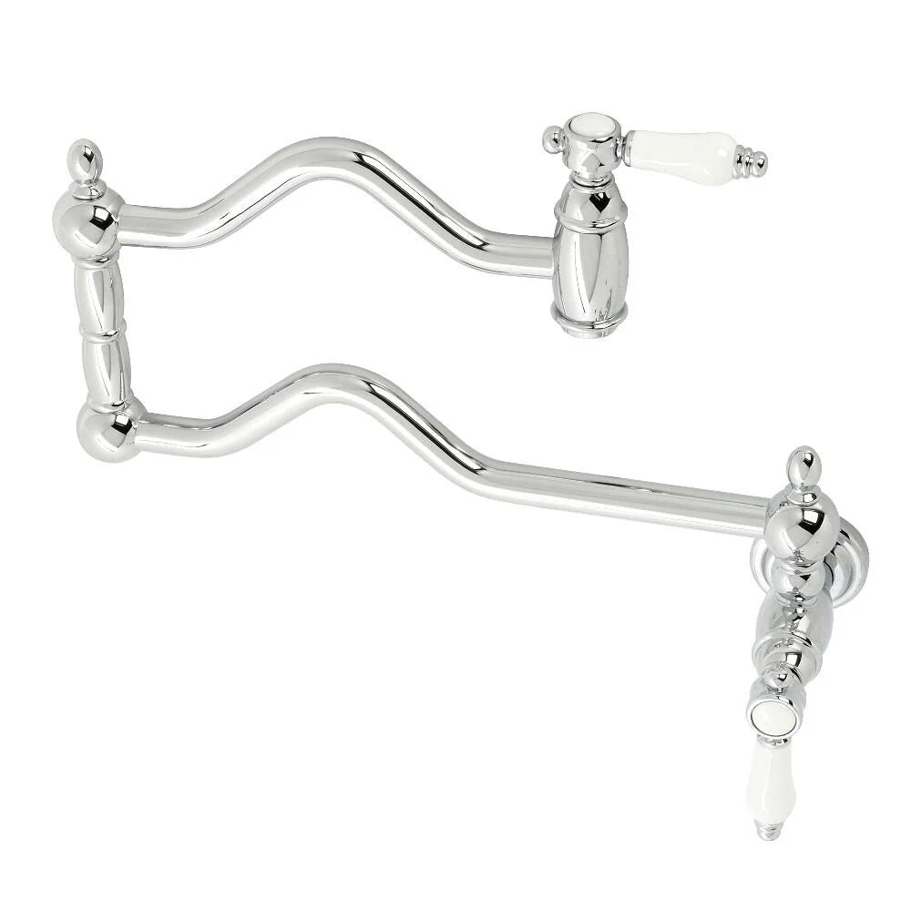 Two-Handle Pot Filler in Polished Chrome F136