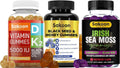 Irish Sea Moss Black Seed Oil Vitamin D3 K2 Gummies L805064