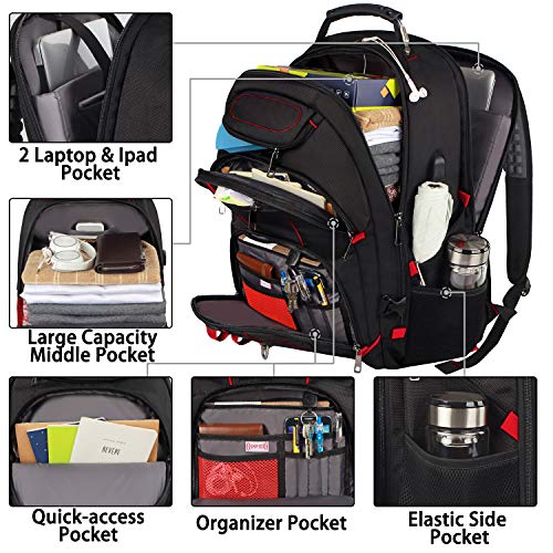 Extra Large 18.4 inch Laptop Backpack with USB Charging Port M269612