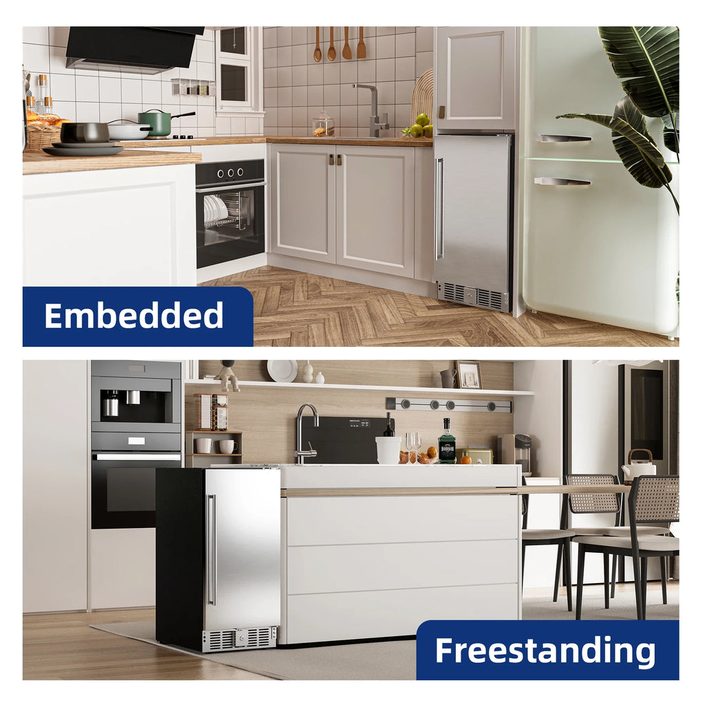 15 Under Counter Beer Fridge with Stainless Steel Door Y160080
