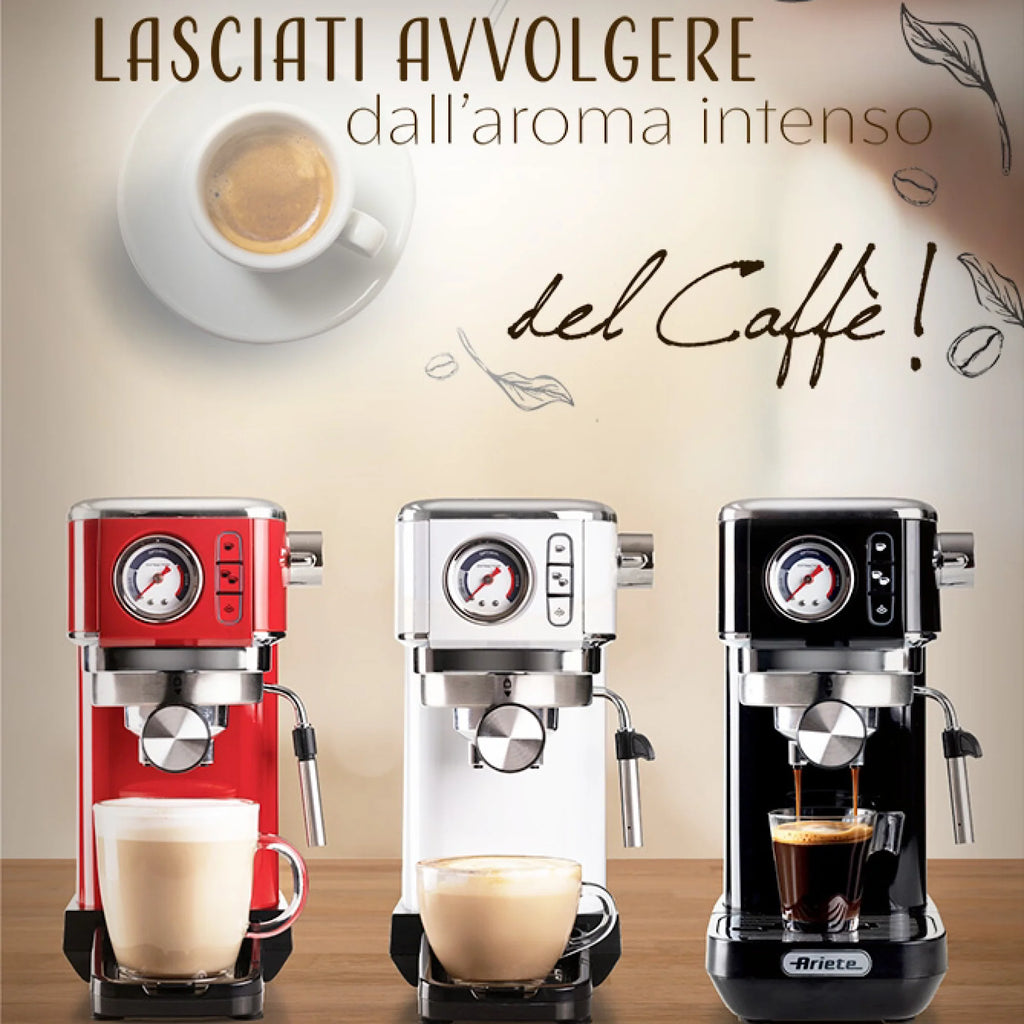 White Metal Coffee Machine N390