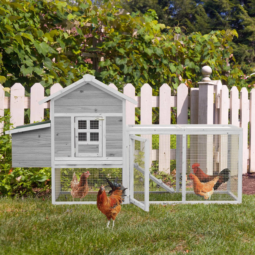 Large Wooden Chicken Coop X523