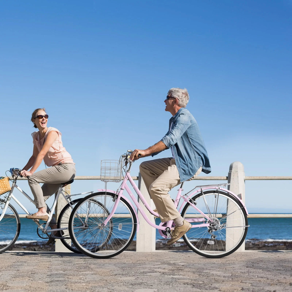 Pink 26in 7 Speed City Bike O36684