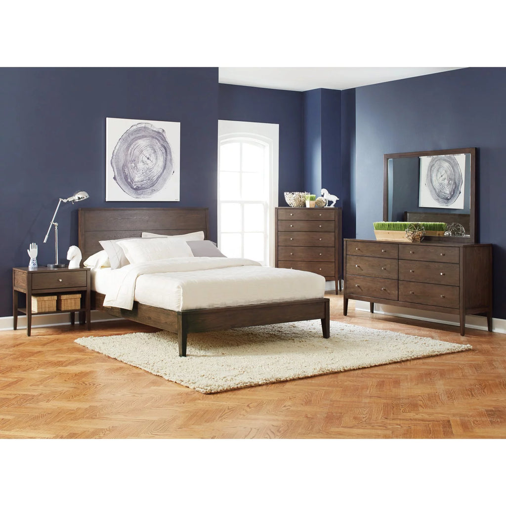 Mid-Century Modern Cappuccino Chest T115520