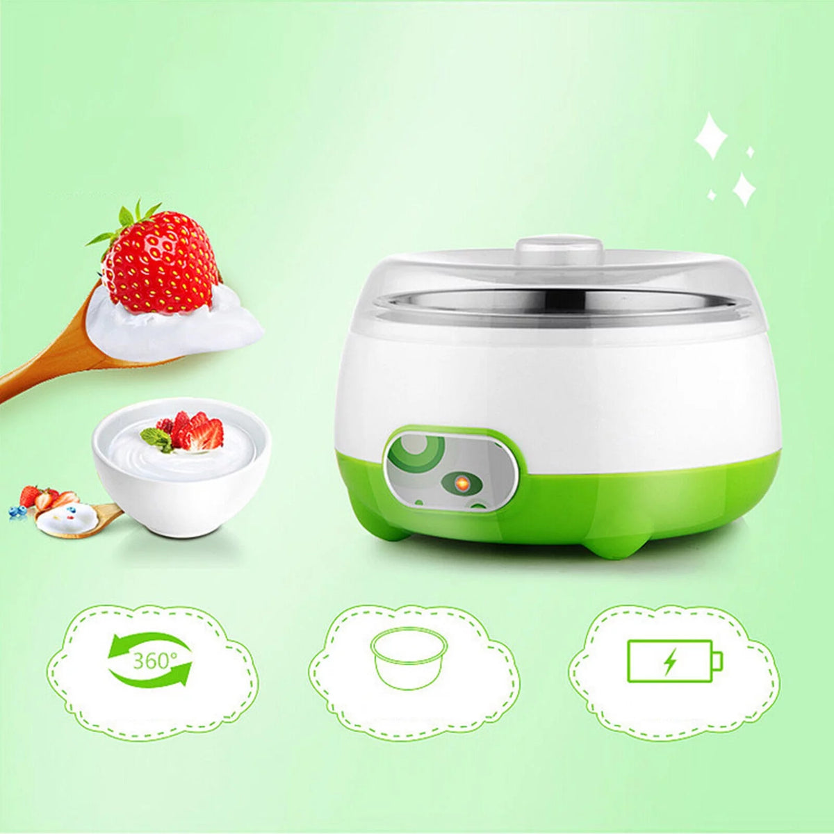 1L Stainless Steel Automatic Yoghurt Machine T489