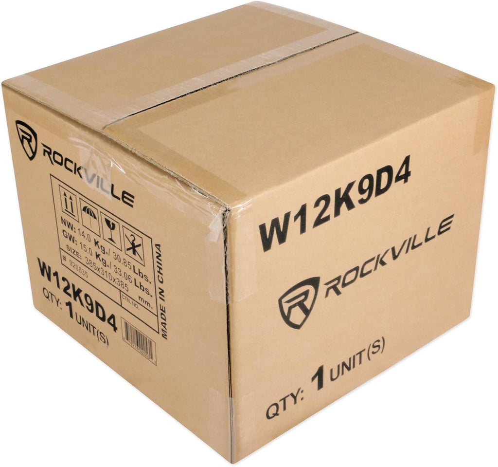12 8000 Watt Car Subwoofers + Vented Sub Box Enclosure H6704