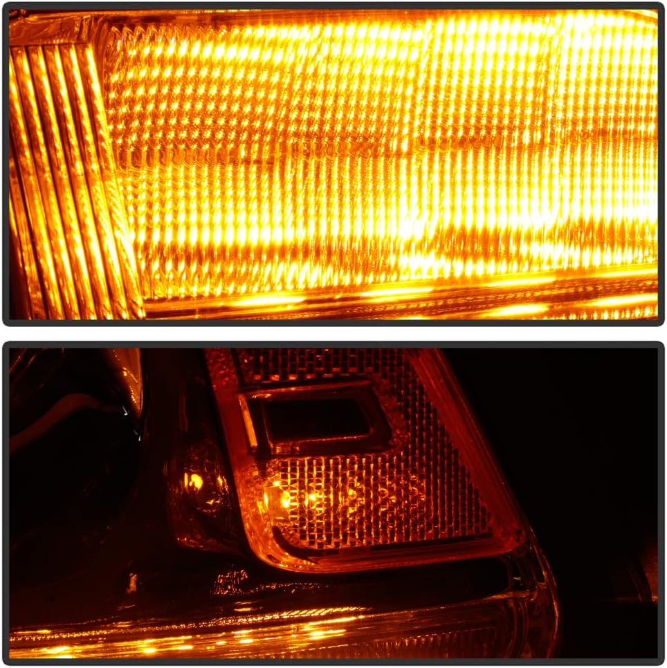 2013-2018 Ram 1500 2500 3500 Chrome LED Projector Headlights Pair Z26175