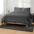 1200 Thread Count Egyptian Cotton 3PC Duvet Cover King Cal King Charcoal Z434500
