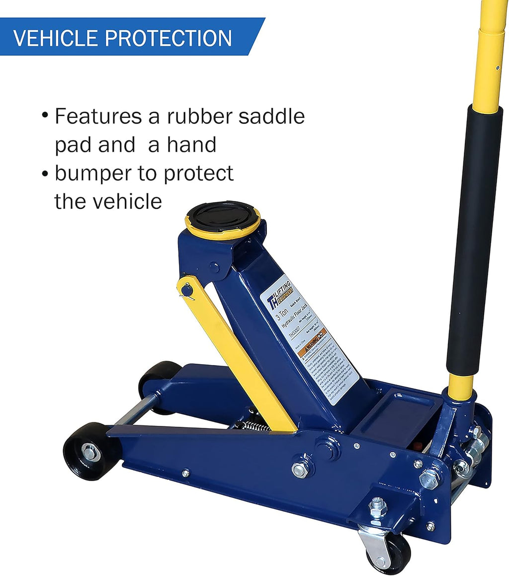 Heavy-duty 3 Ton Low Profile Floor Jack E6821