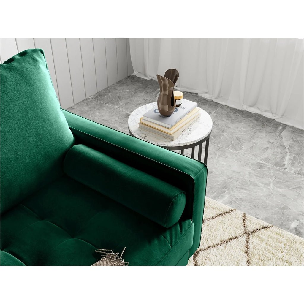 Green Velvet Loveseat A1400