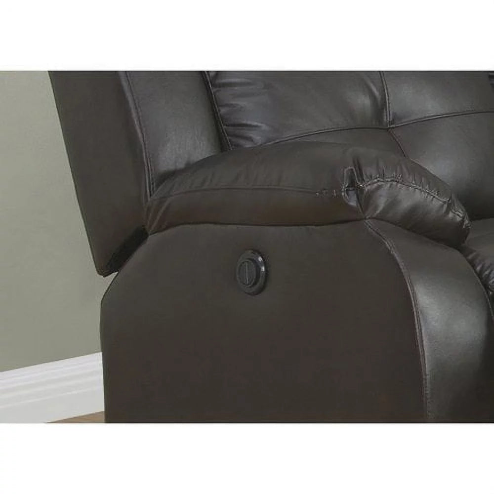 Dark Power Reclining Sofa N3193