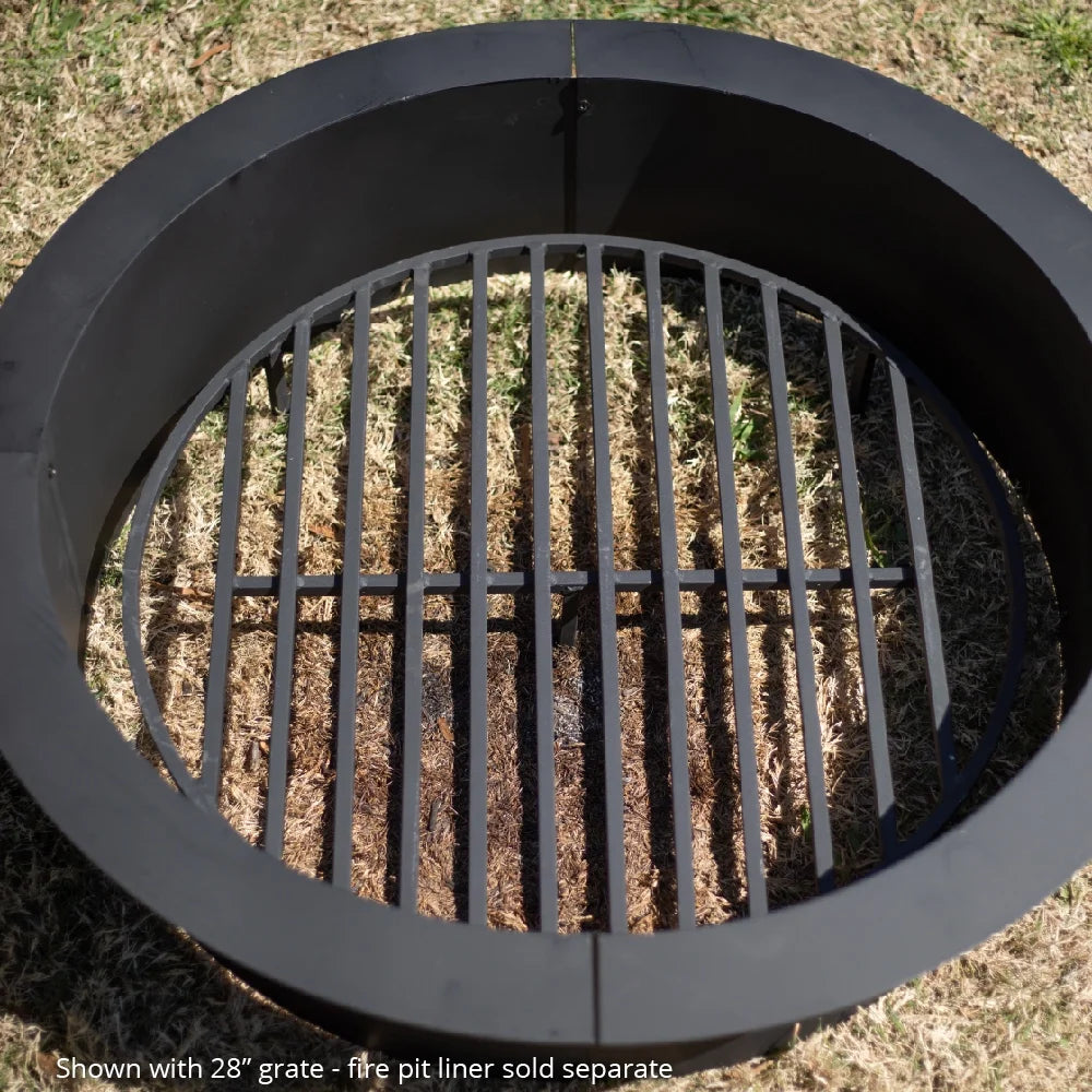 Round 36.5in Heavy Duty 1/2in Steel Fire Pit Grate I652245