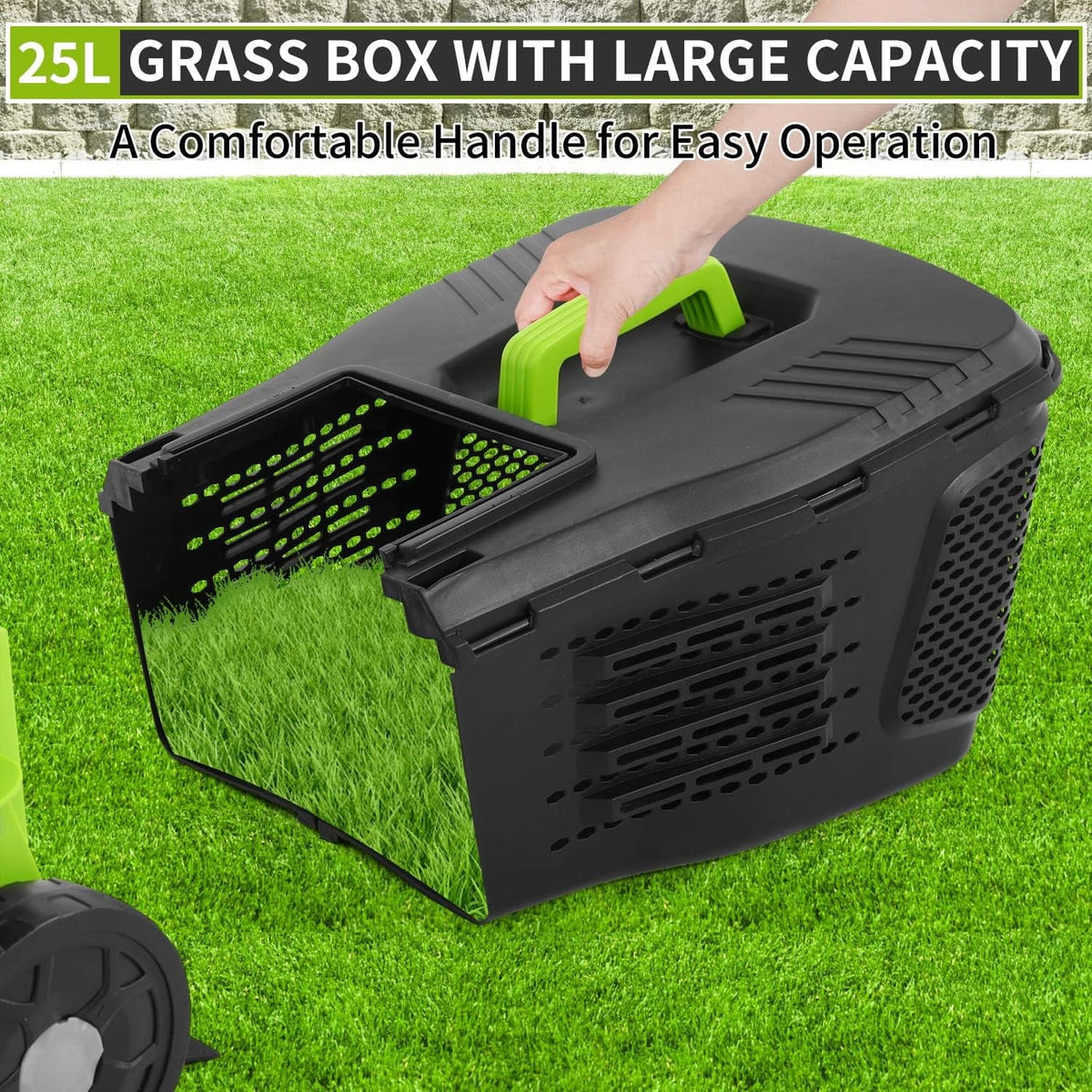 13-inch 12-Amp Electric Lawn Mower with 25L Collection Box R833507