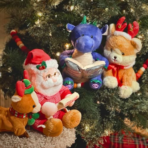 Animated Singing Dancing Santa Claus Plush Toy 12 inches L1900