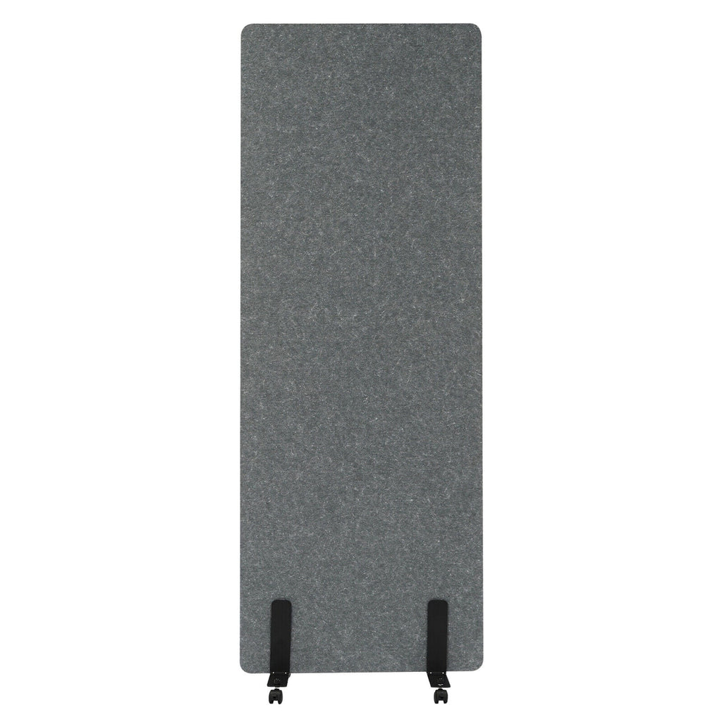 Freestanding Acoustic Room Divider Privacy Screen with Lockable Wheels H5276