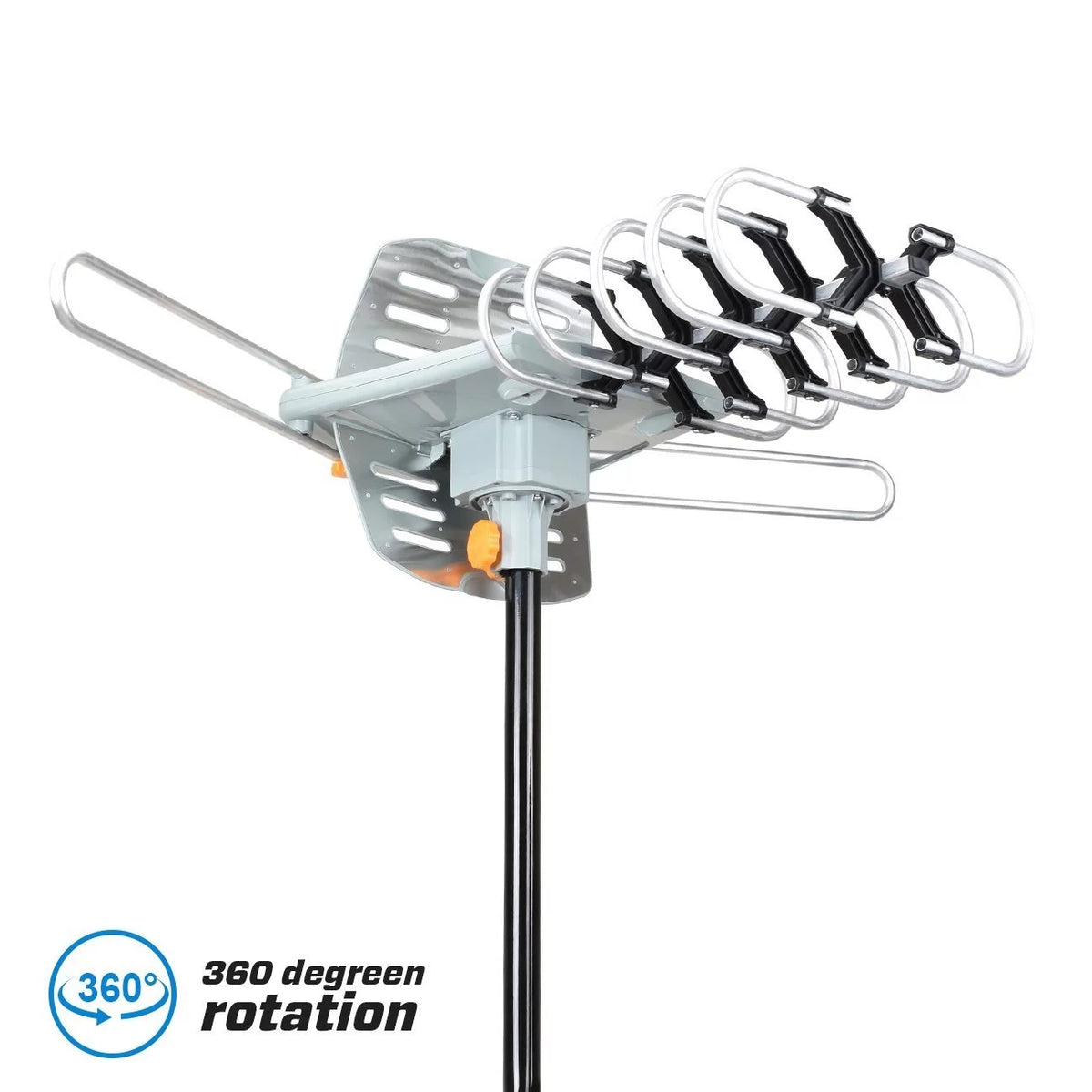 Outdoor TV Antenna Motorized Amplified HDTV UHF VHF A968595