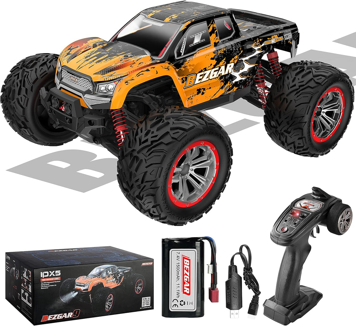 1:12 Scale 4WD High Speed RC Truck with 3 Rechargeable Batteries K614