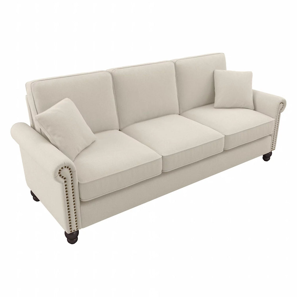 Cream Herringbone Fabric Sofa H553