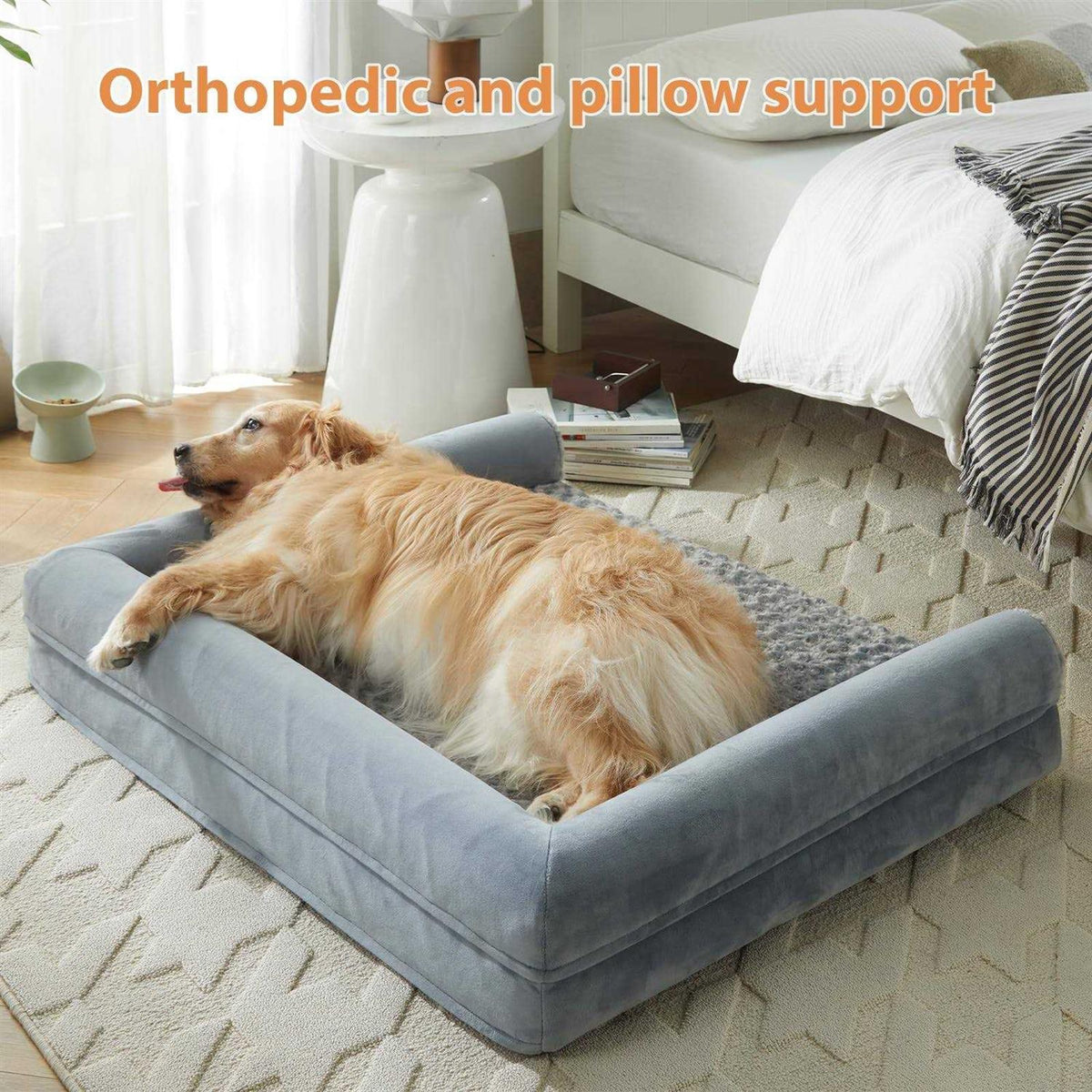 Orthopedic Egg Foam Dog Bed with Removable Washable Cover M3777