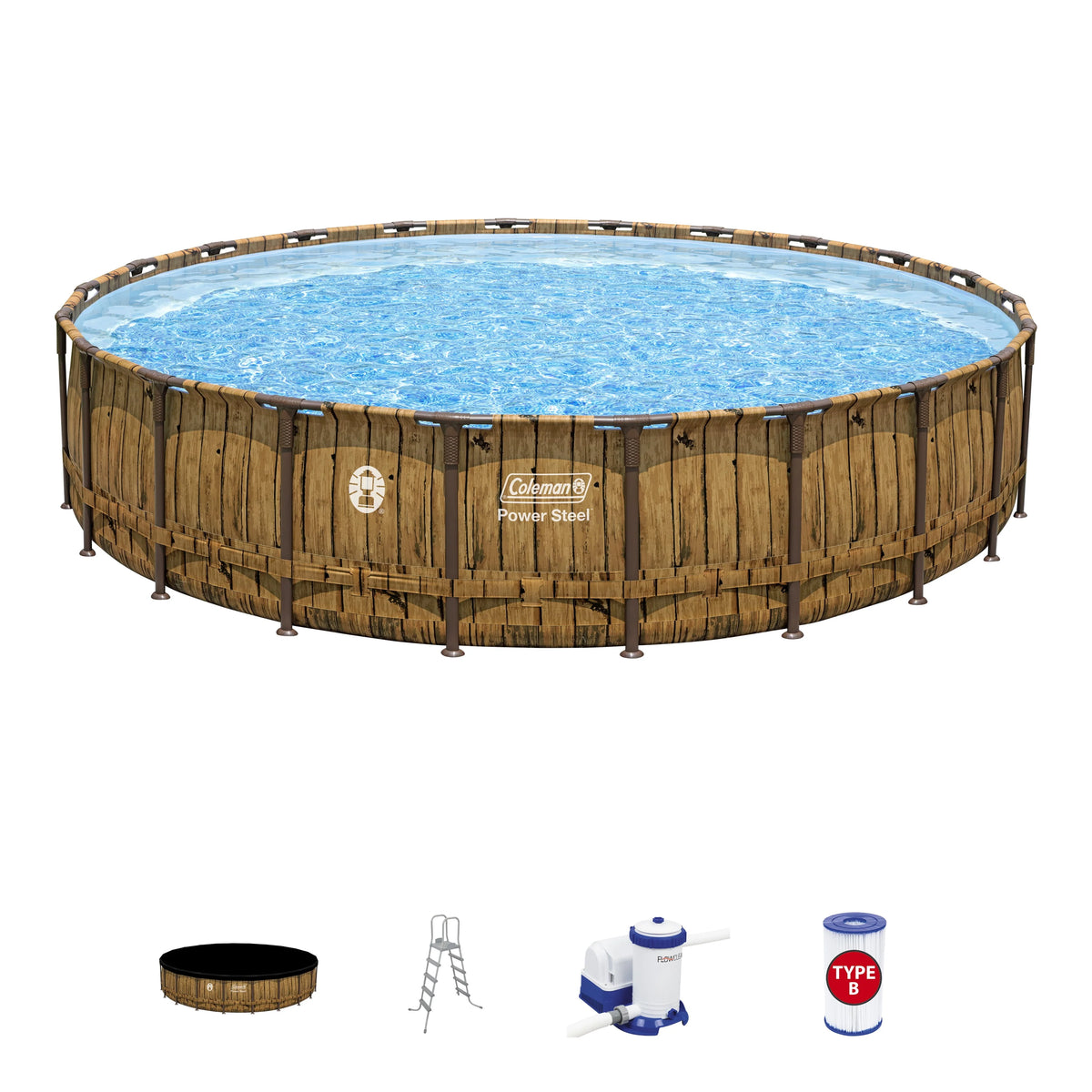 Round Metal Frame Above Ground Pool Set A88415