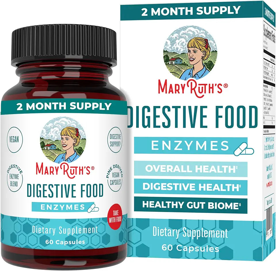 Vegan Digestive Enzymes Capsules 60 Count M965