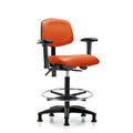 Orange Ergonomic Drafting Chair N851