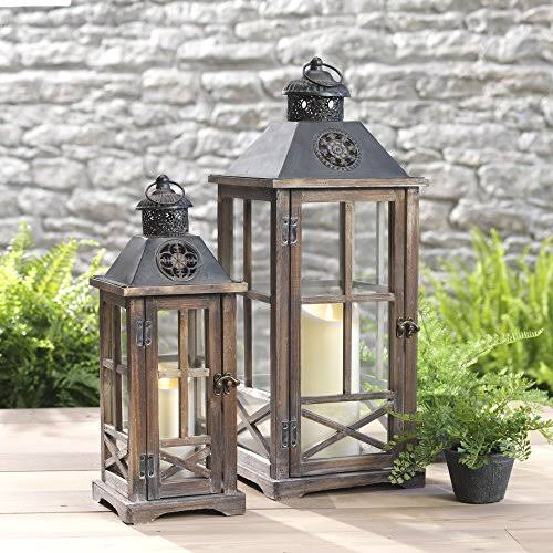 Unscented Moving Flame Outdoor Candle with Timer Y904