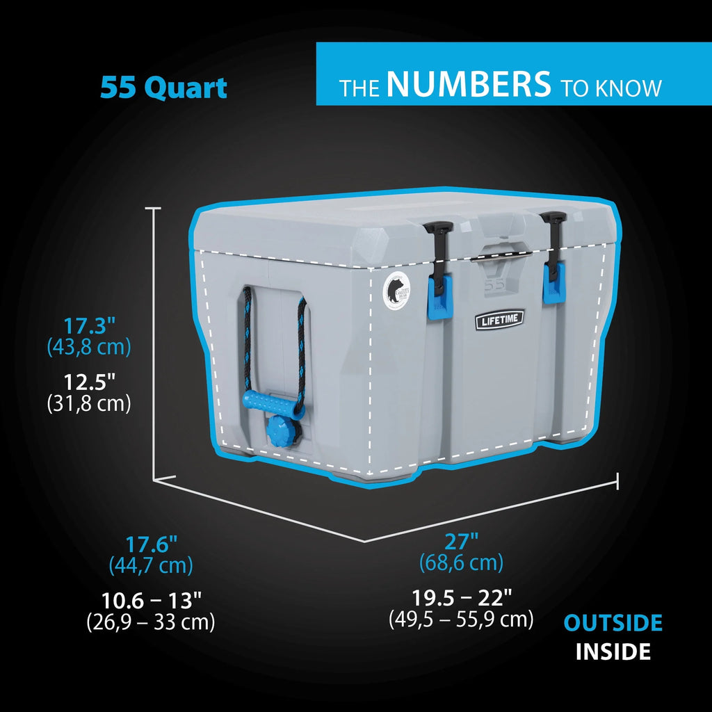 55 Quart High Performance Polyethylene Cooler N699