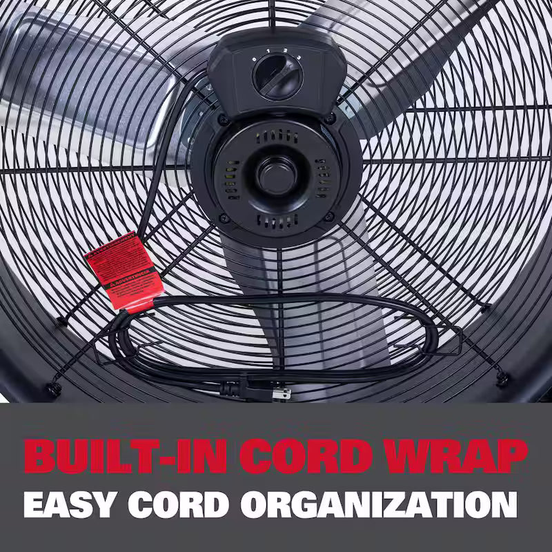 3 Fan Speeds Drum Fan T7638