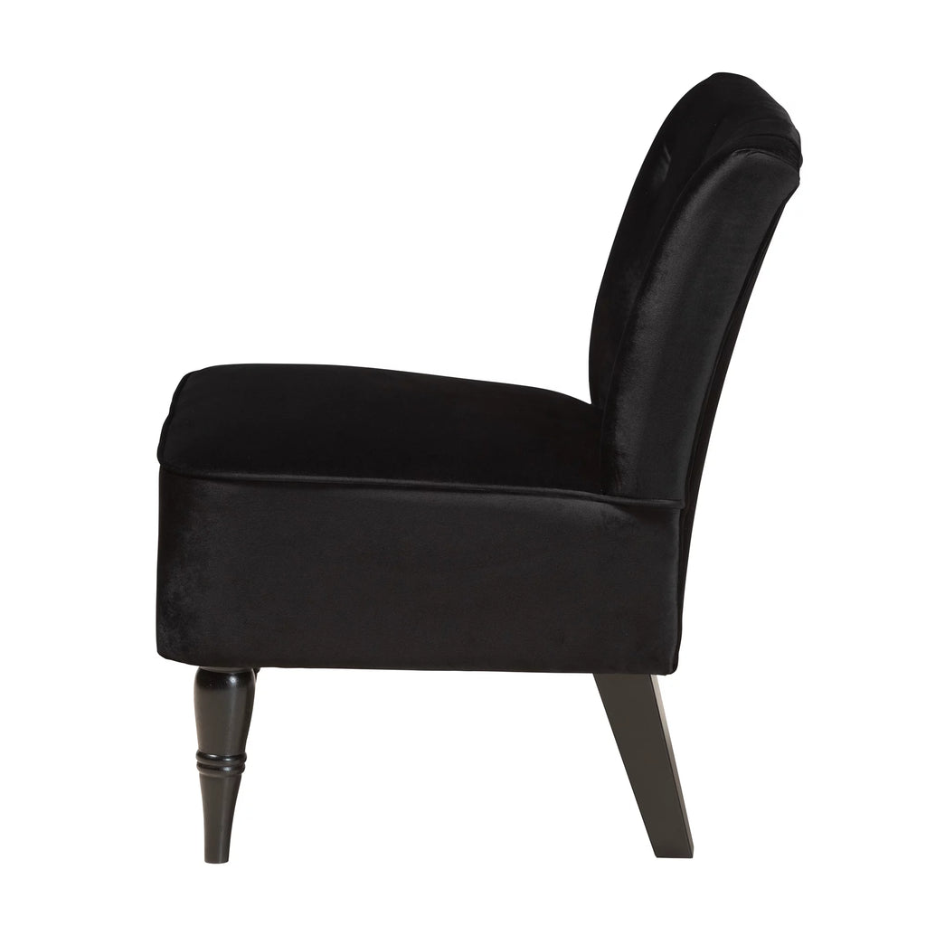 Black Slipper Chair F8530
