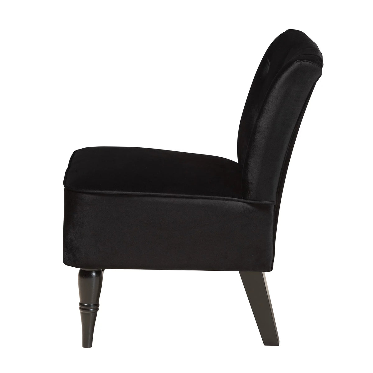 Black Slipper Chair F8530