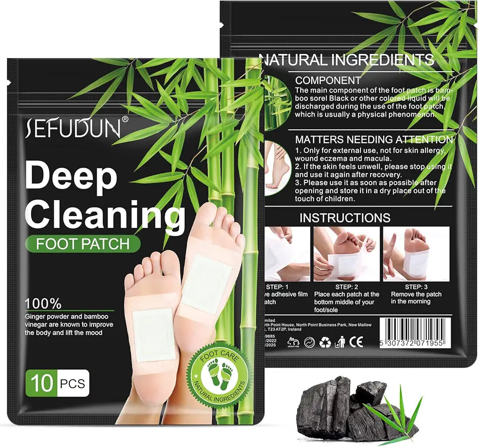50PCS Natural Bamboo Vinegar Ginger Powder Foot Pads S232