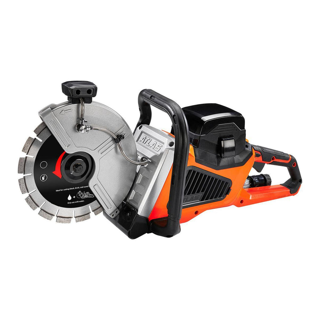 80V Brushless Cordless 9 in. Concrete Cut-Off Saw Kit with 4 Ah Battery and Charger V834