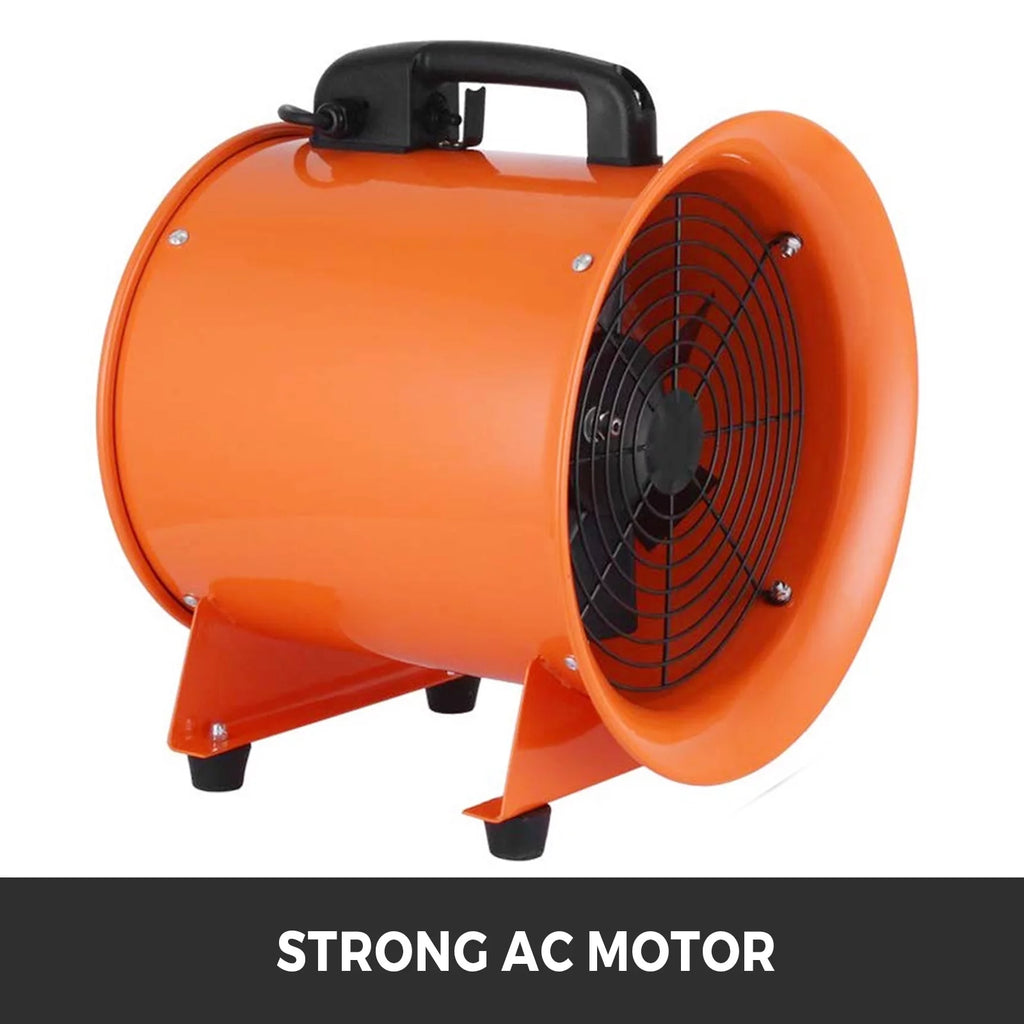 12 inch 0.7 HP Portable High Velocity Utility Blower Fan with 5m Duct Hose O358