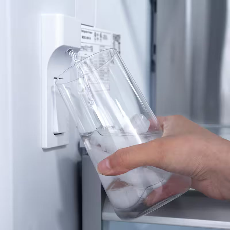 36 in. 3-Door French Door Refrigerator with Ice and Water Dispenser Stainless Steel J2743