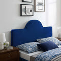 Navy Performance Velvet Full/Queen Headboard C488730