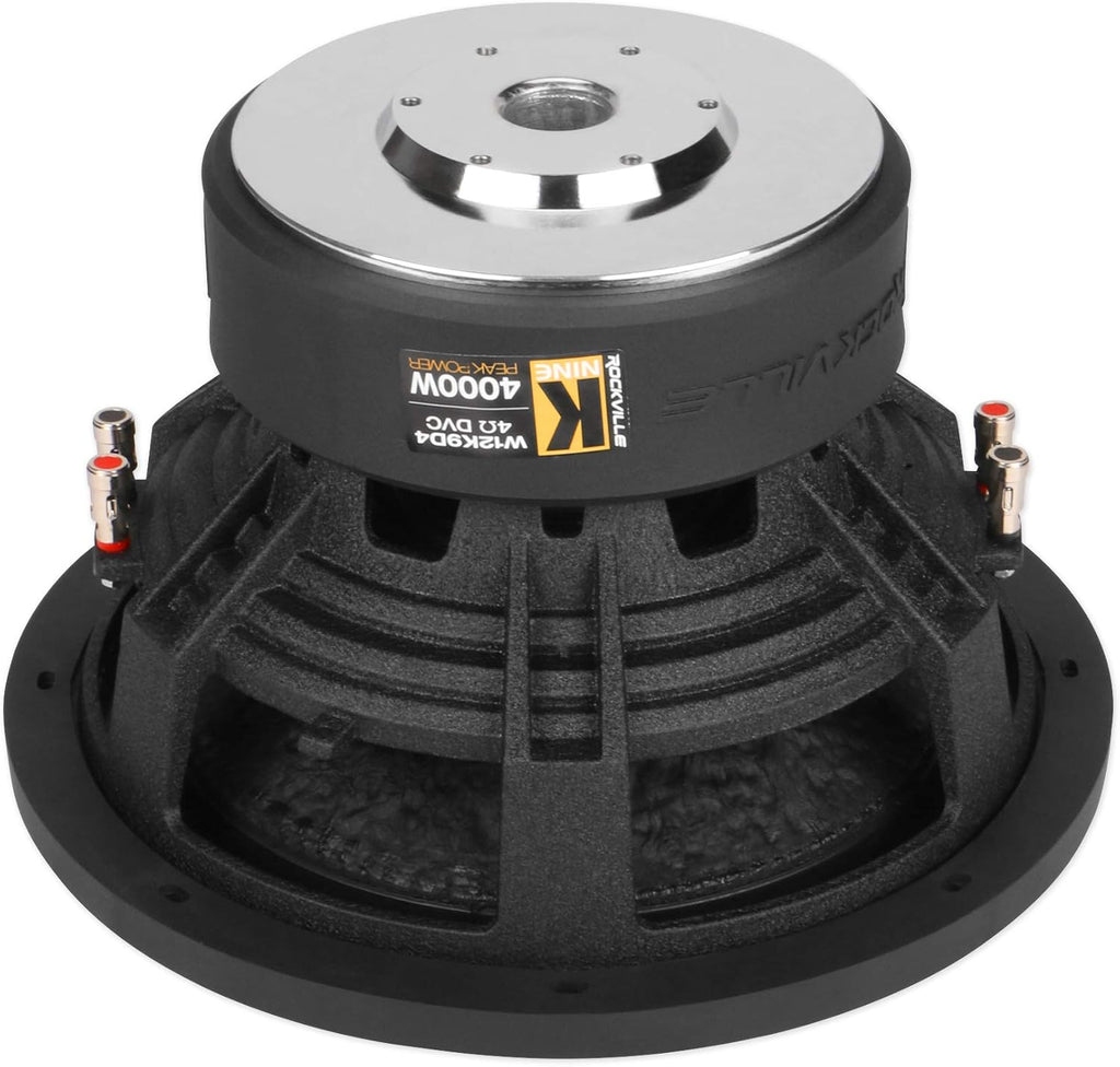 12 8000 Watt Car Subwoofers + Vented Sub Box Enclosure H6704