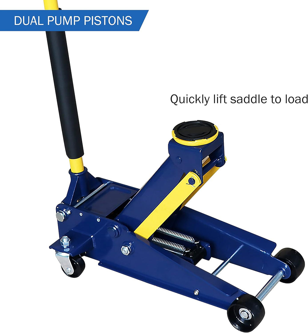 Heavy-duty 3 Ton Low Profile Floor Jack E6821