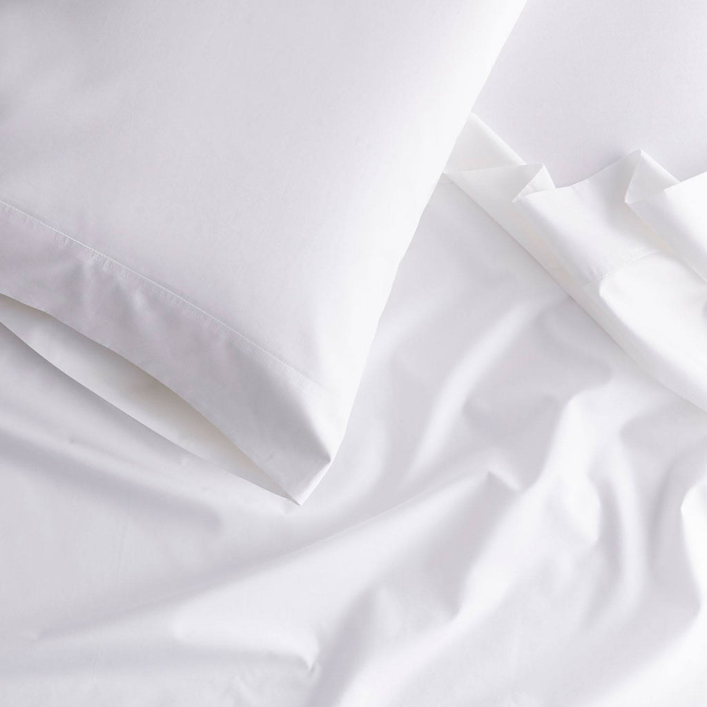 Queen Supima Cotton Percale Flat Sheet F53659