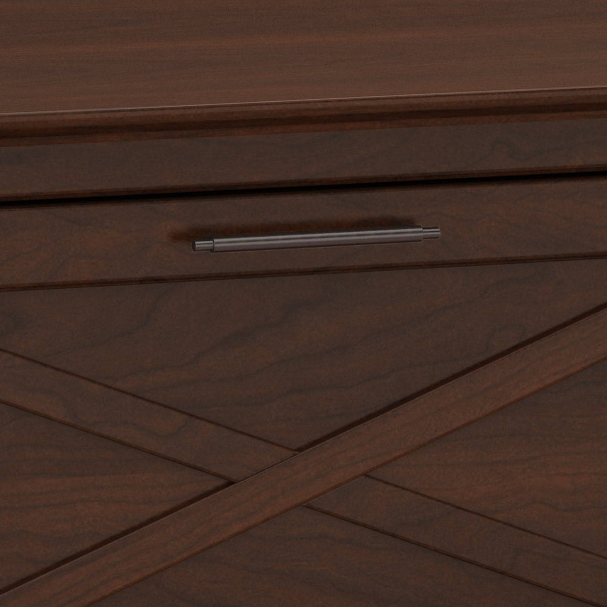 48-Inch Writing Desk with Lateral File Cabinet G38444