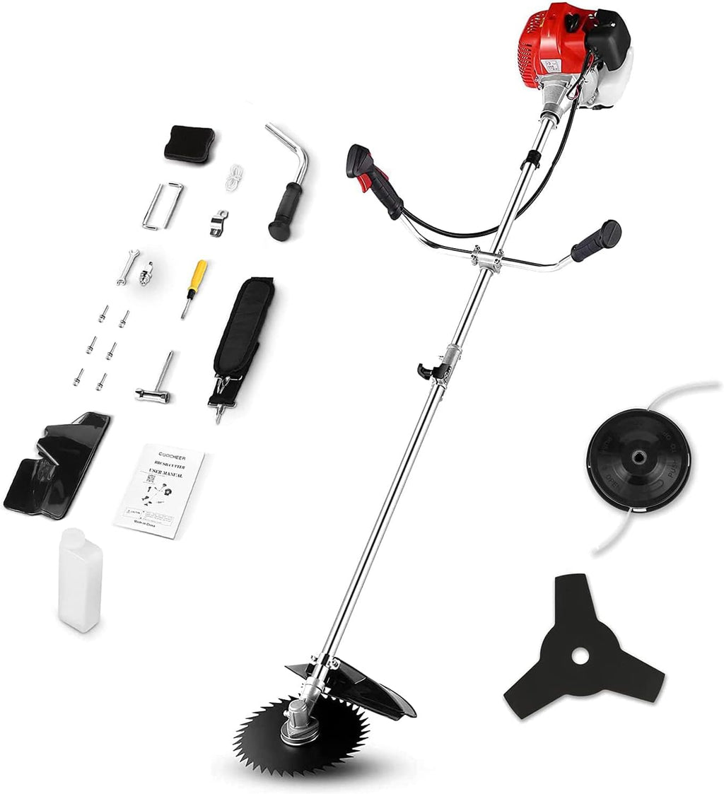 2-in-1 Gas Powered 18 Inch Straight Shaft String Trimmer H62017