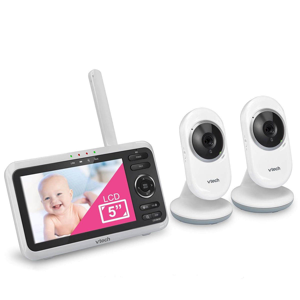 Video Monitor with 5 Screen, 2 Cameras, Night Vision U95397