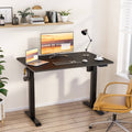 Black 48 x 24 Height Adjustable Electric Standing Desk Y7352